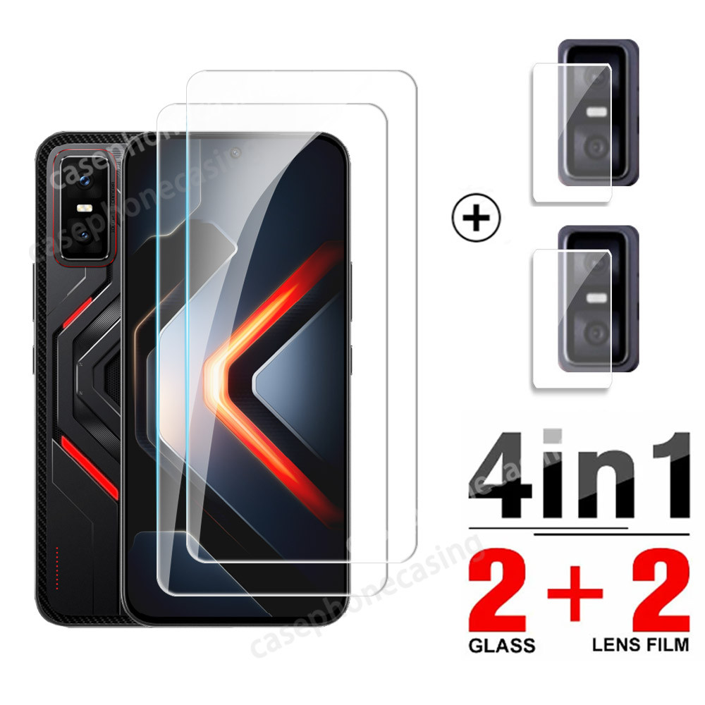 สําหรับ Infinix GT 30 20 Pro GT10 GT20 GT30 Pro 10Pro 20Pro 30Pro 5G 2025 4in1 ป้องกันหน้าจอ Clear V