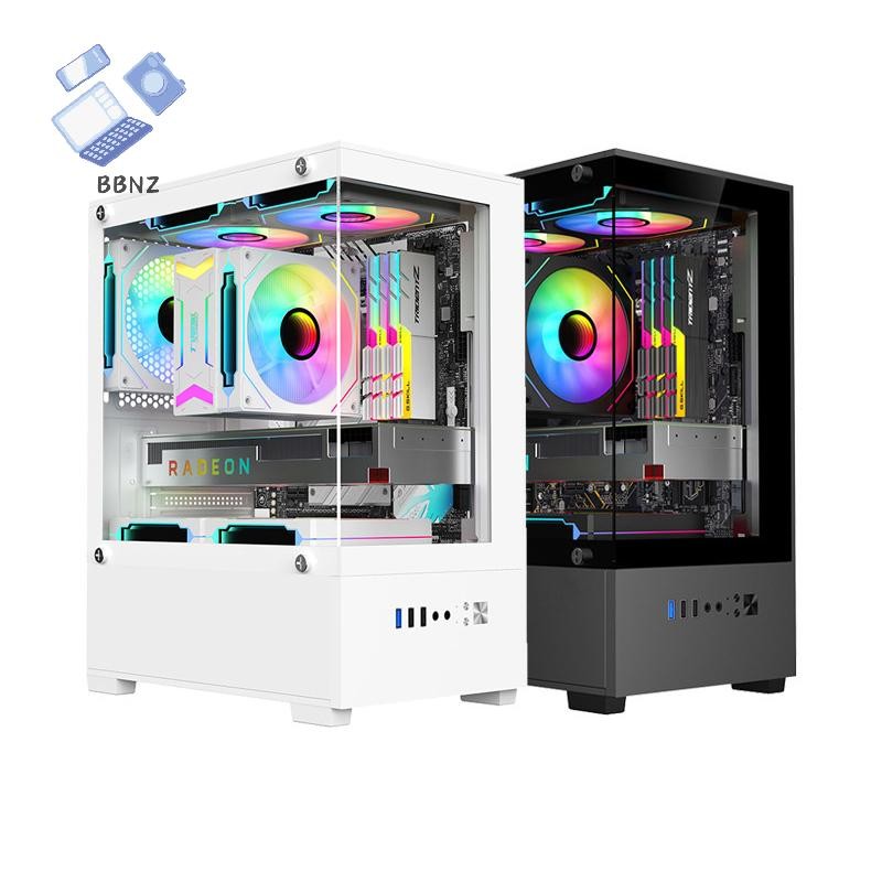 [BBNZ]เคสพีซีเดสก์ท็อปโปร่งใสทาวเวอร์คอมพิวเตอร์สําหรับเมนบอร์ด M-ATX ITX 240 มม.พัดลม 3.5 นิ้วฐานขยายแผ่นแข็ง 2.5 มม.SSD ผู้ถือ YON