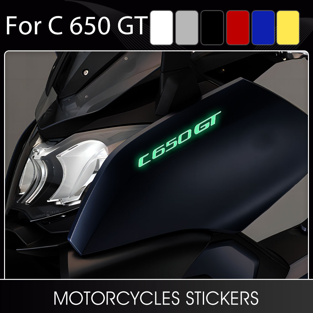 สติ๊กเกอร์เรืองแสงรถจักรยานยนต์ C 650 GT อุปกรณ์เสริมสําหรับ BMW C650GT C650 650GT ฟรีที่กําหนดเอง
