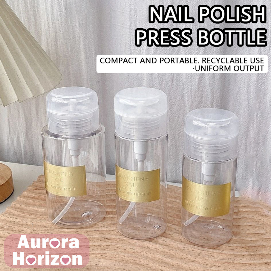 พร้อมส่งในกรุงเทพฯ ใส่น้ำยาล้างเล็บ ขวดเปล่า 150ml/200ml/300ml. ใช้งานอเนกประสงค์ต่างๆ ขวดปั๊มพลาสติ