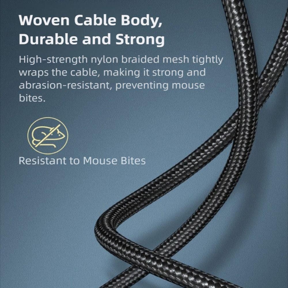 สายเคเบิลเครื่องพิมพ์ TRACYILLOIAN Type-C, Data Transfer Gold Plated USB C to USB B 3.0 Cable, Braided Nylon Male to Male Durable Scanner Wire for // คอมพิวเตอร์แล็ปท็อป - รูปที่ 4