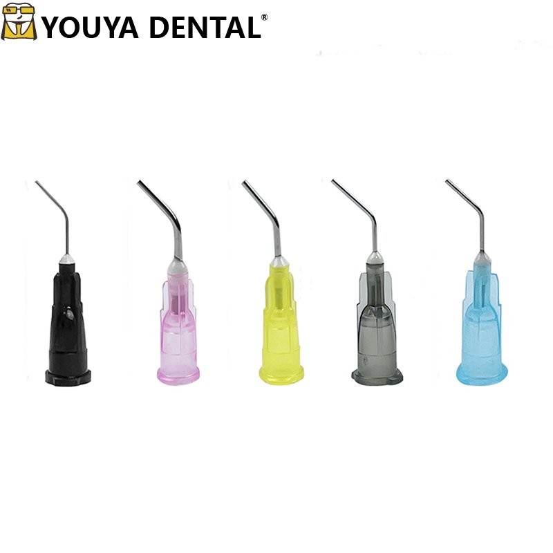 100pcs Disposable Dental Delivery Tip Irrigation Needle Tips