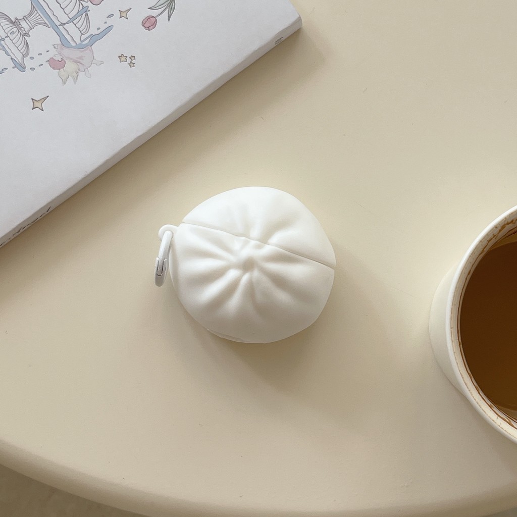 น่ารักซิลิโคน 3D ขนมปังหูฟังสําหรับ AirPods 1 2 3 4 Pro หูฟังไร้สายบลูทูธสําหรับ AirPods Pro2 กันกระแทกปลอก