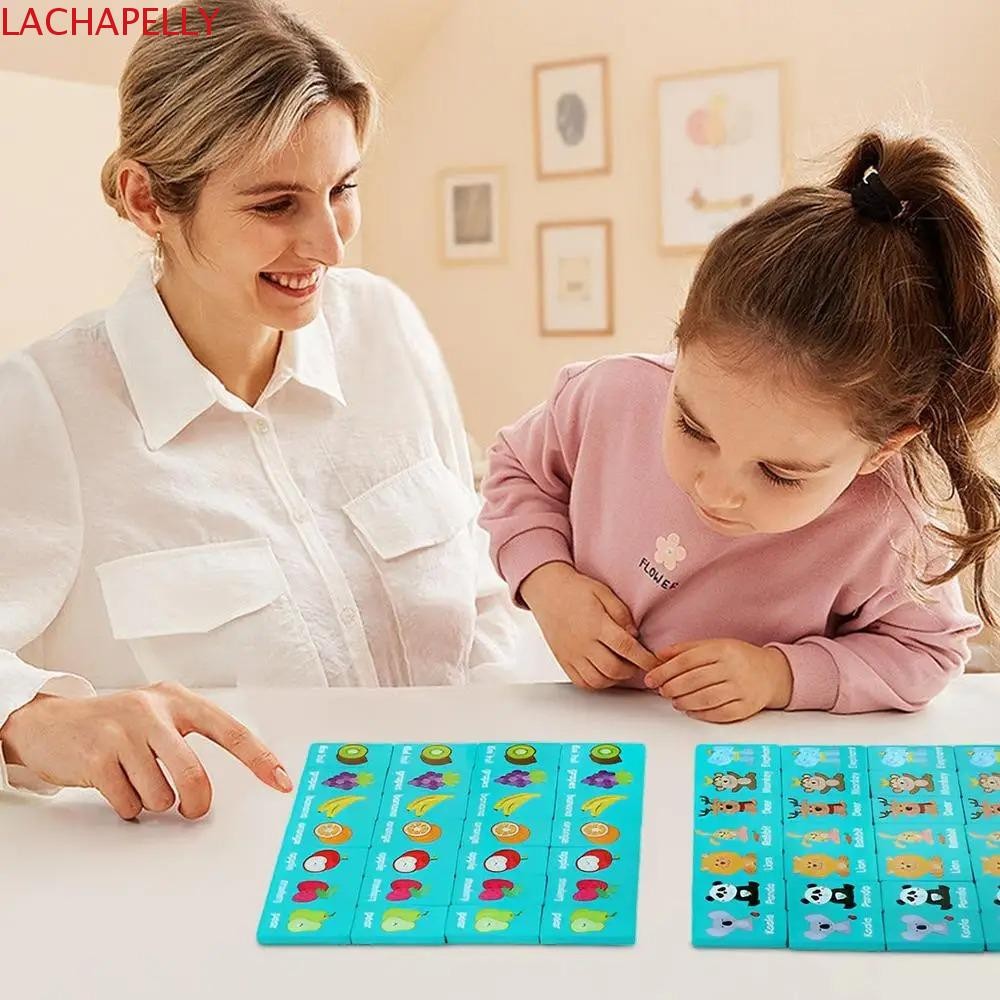 LACHAPELLY Memory Solitaire Matching Mahjong Game, Flip To Win Early Education Family Board Game, In