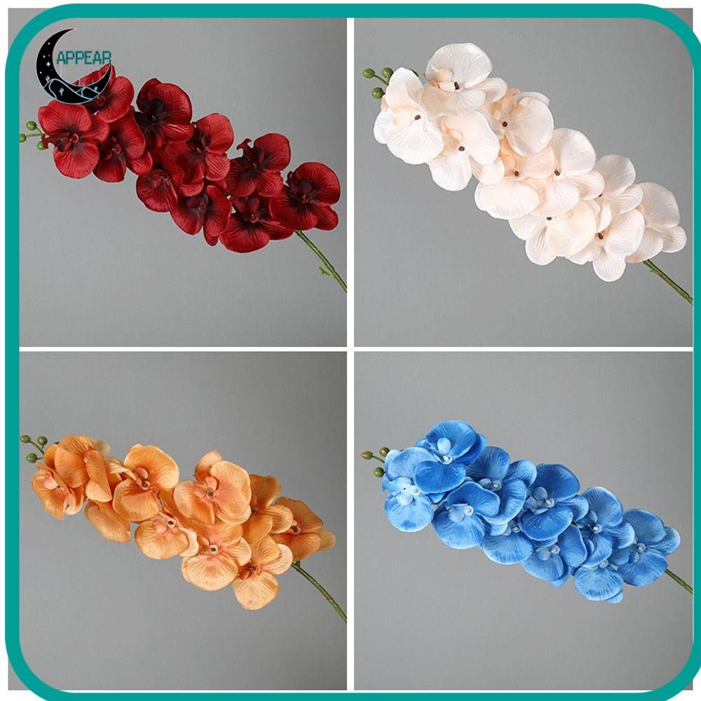 APPEAR กล้วยไม้ผีเสื้อจําลอง 9 หัว 69 ซม. ดอกไม้ประดิษฐ์