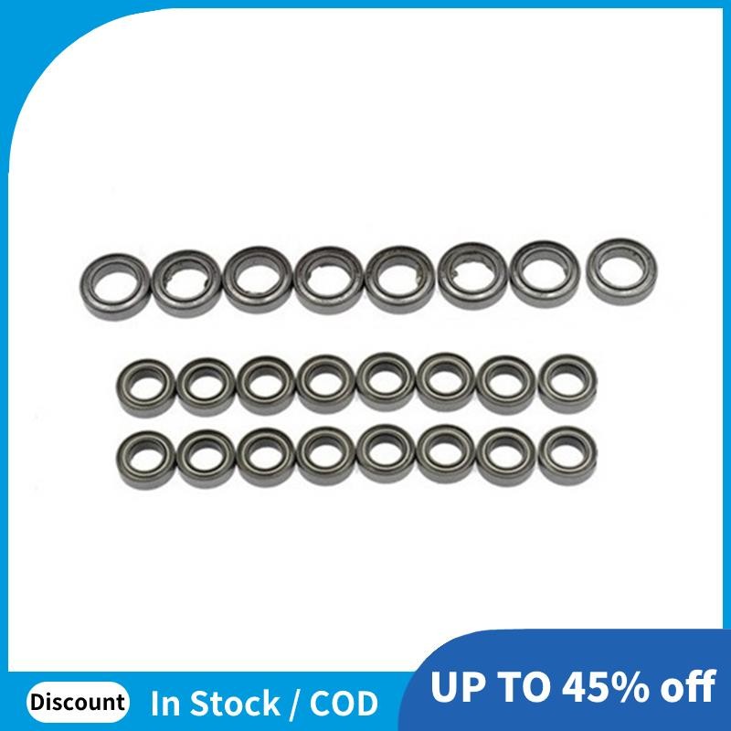 สําหรับ MN86S MN86 MN86KS MN86K MN G500 24PCS แบริ่งเหล็ก 9X5X3 11X7X3 อัพเกรดอุปกรณ์เสริม 1/12 RC ร