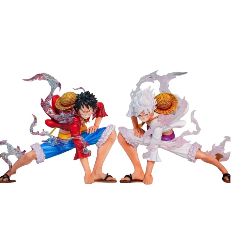 One Piece Gear 2 Luffy และ Gear 5 Nika Luffy รูปปั้นโมเดลของเล่น