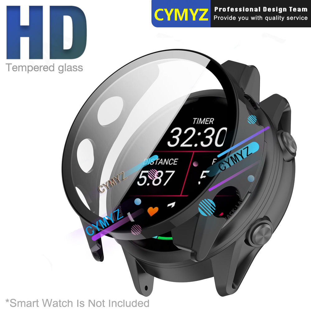 เคส Garmin Forerunner 970 570 เกราะป้องกัน เคส Garmin Forerunner 570 เคสป้องกัน 360° ฟิล์มกันรอยหน้าจอรอบด้าน ฟิล์มกันรอย Garmin Forerunner 970 570 ราคา ถูกที่สุด ดีลบีเคเค แกลเลอรีภาพที่ 2