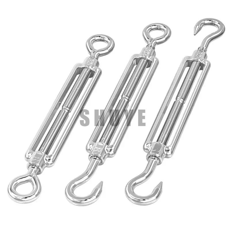 เกลียวเร่ง สแตนเลส 304 เกลียวเร่งสแตนเลส ตะขอปรับระดับ สำหรับลวดสลิง OC ขนาด M4-M12 พร้อมส่ง - รูปที่ 7