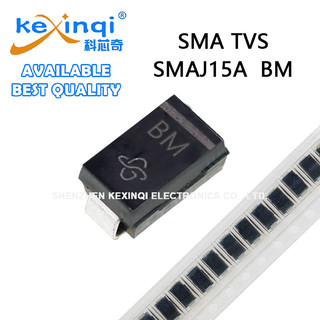 (20-100 ชิ้น) SMAJ15A BM SMA TVS Diode SMD Unidirectional Channel Transient แรงดันไฟฟ้าข้อเสนอแนะไดโอด