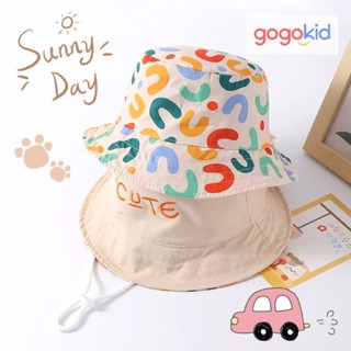 พร้อมส่ง หมวกบักเก็ตเด็ก หมวกชาวประมงเด็ก หมวกแฟชั่น ปักตัวอ…