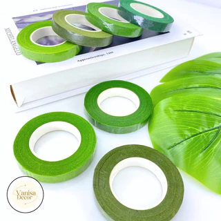 ฟลอร่าเทป ม้วนละ11บาท รุ่นธรรมดา (จีน) เทปพันก้านดอกไม้ ความยาวม้วน 20 หลา สินค้าพร้อมส่งจากไทย