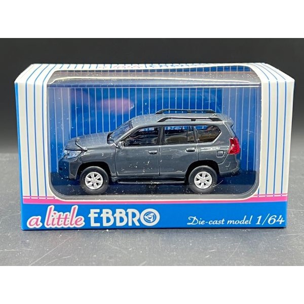 Ebbro 1/64
Toyota Prado Diecast model : Dark Gray