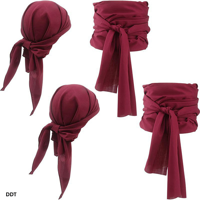 DDT-2 ชิ้น/เซ็ต โจรสลัด เครื่องแต่งกาย Themed Headscarf เข็มขัด ชุดน้ำหนักเบา คอสเพลย์ สําหรับงานปาร