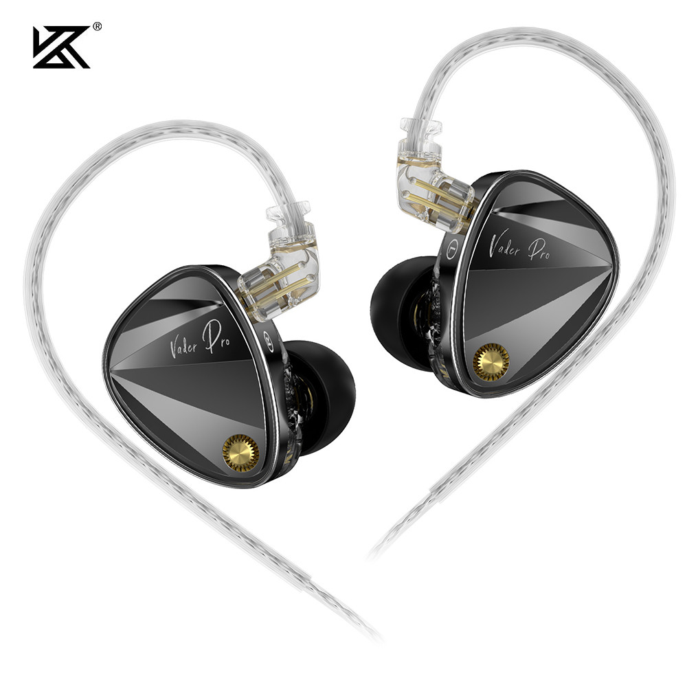 KZ Vader Pro หูฟังแบบมีสายไฮไฟ Balancing Ultra-low ความถี่สูงพิเศษ 6 แบบไดนามิกในหู Monitor ชุดหูฟังหูฟังเพลงแบบกําหนดเอง