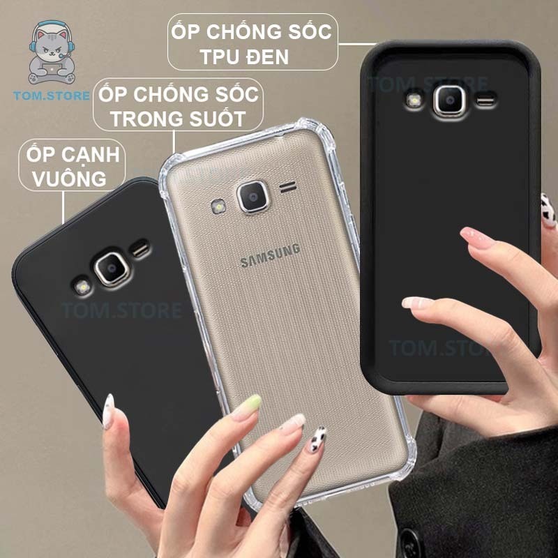 เคส Samsung J2 2015/ J2 Prime/ J3 2016/ J5 2015/ J5 2016/ J7 2015/ J7 2016 กันกระแทก ขอบเหลี่ยม กันก
