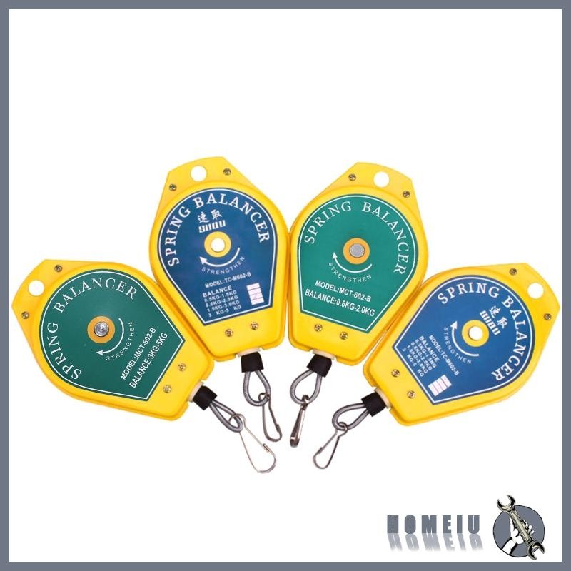 HOMEIU Spring Balancer 4 ประเภทโหลดแบริ่งRetractable Spring Balancer เครื่องมือติดตั้ง