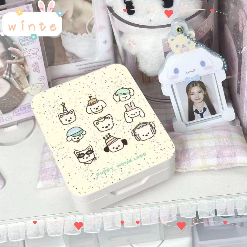 สติกเกอร์เทปกล่องเก็บ,น่ารักการ์ตูนแมวโรงเรียนเครื่องเขียนกล่องเก็บเหล็ก,Kpop Photocardsกล่องเก็บการ์ดขนาดเล็กเดสก์ท็อป