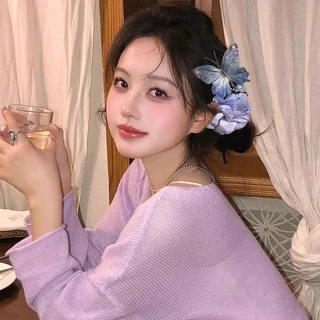 BlingTrinket🌸กิ๊บติดผมลายดอกไม้🌸พร้อมส่งในไทย กิ๊บโบว์ใหญ่ กิ๊บ Hair accessories ขนาดใหญ่ ดอกไม้ แฟชั่น สำหรับผู้หญิง