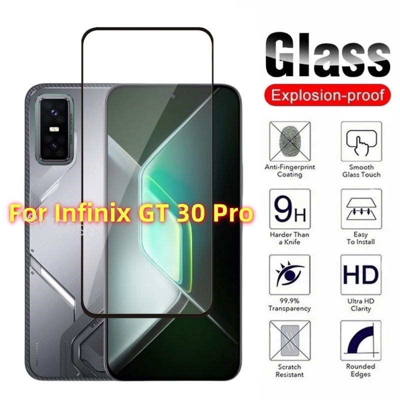 1-3 ชิ้นป้องกันกระจกสําหรับ Infinix GT 30 Pro 5G 2025 GT30 GT30Pro InfinixGT30Pro ฟิล์มกระจกนิรภัย H