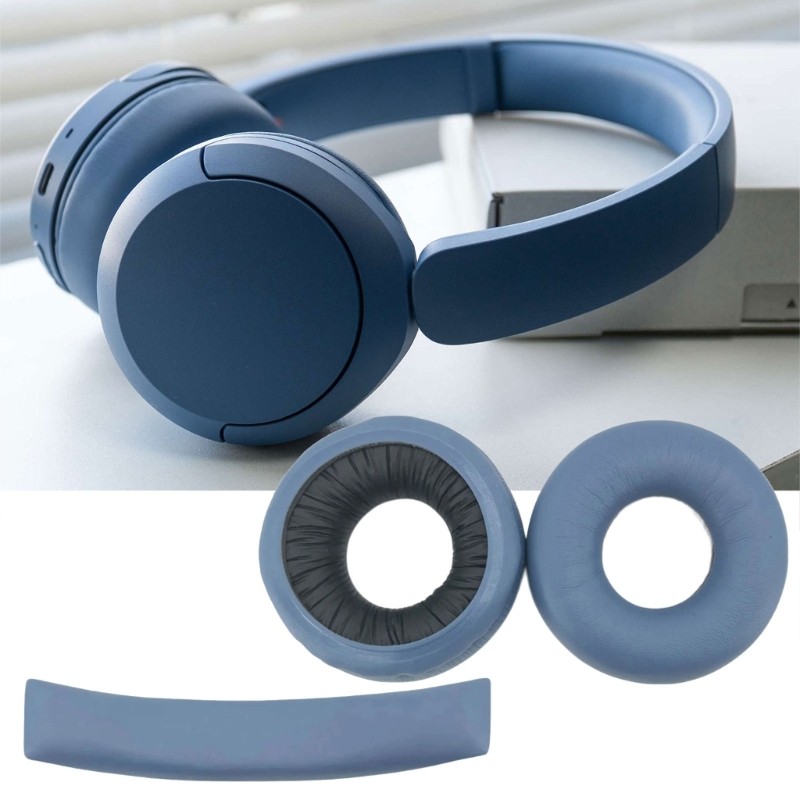 WU Ergonomic ชุดเบาะหูฟังฟองน้ําสําหรับ WH-CH500 CH510 ZX330BT Gaming Office