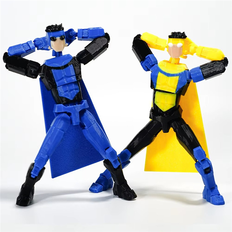 3D พิมพ์ Superheroes Invincible 2.0 อะนิเมะ Multi-Jointed Shapeshift ของเล่นตัวเลขการกระทํา Mannequin รุ่นเครื่องประดับของขวัญ