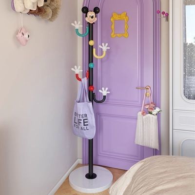 ชั้นวางเสื้อผ้าการ์ตูนชั้นวางเสื้อผ้าเด็กชั้นวางเสื้อผ้าห้องนอนบ้านแขวนเสื้อผ้าตอนเย็นชั้นวางของ