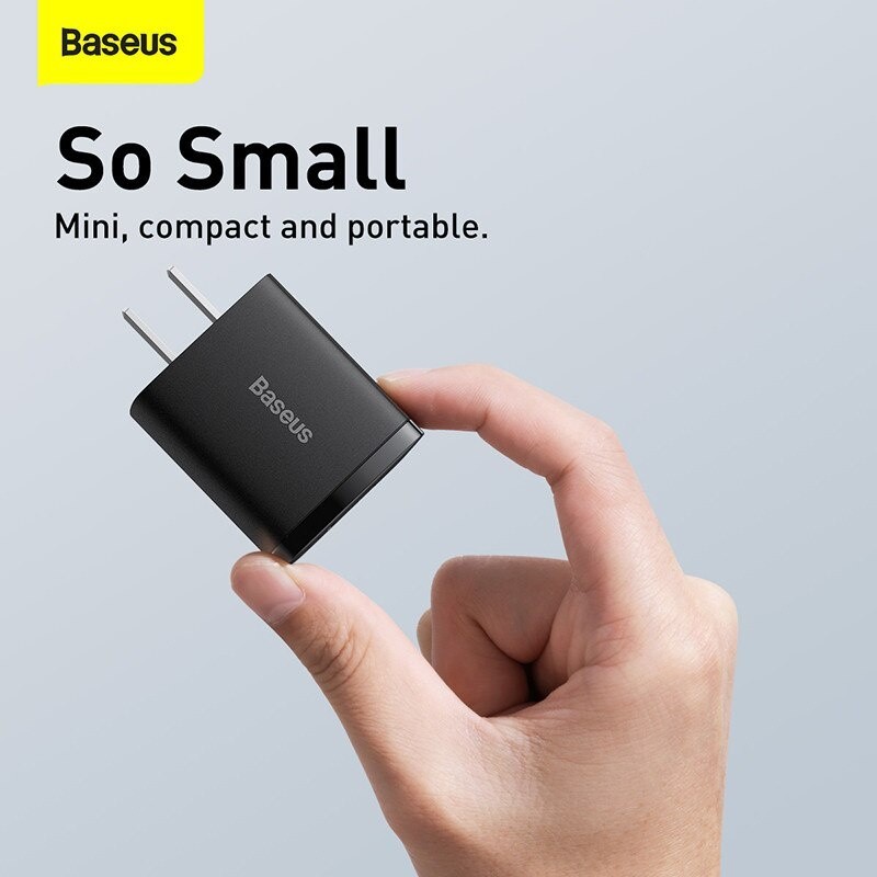 💜ถูกจริง/ส่งไว📦Baseus หัวชาร์จ USB-C PD 20W / 10.5W QC3.0
