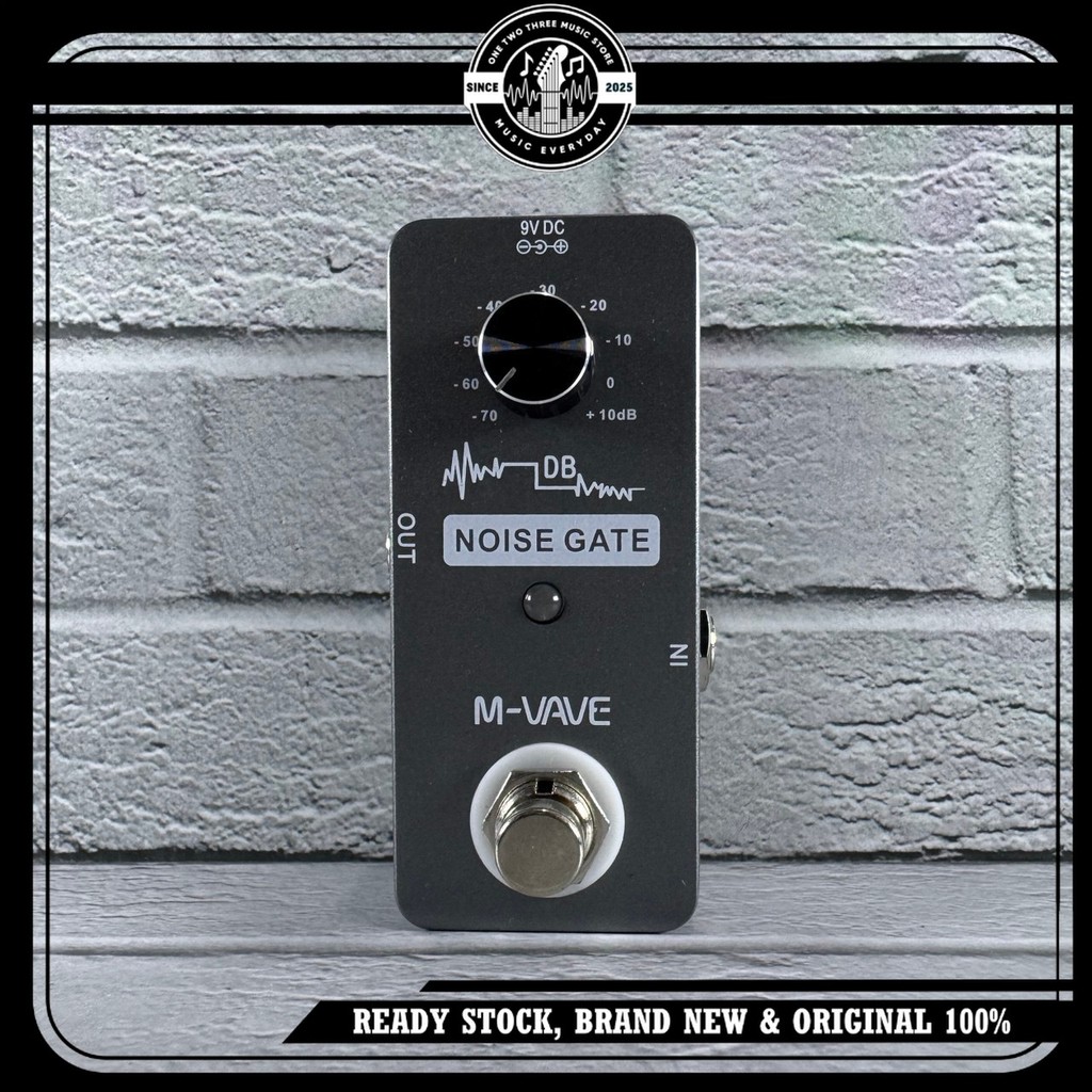 M-VAVE Noise Gate Killer Suppressor Silencer Pedal Effect กีตาร์ / Muslady / Cuvave
