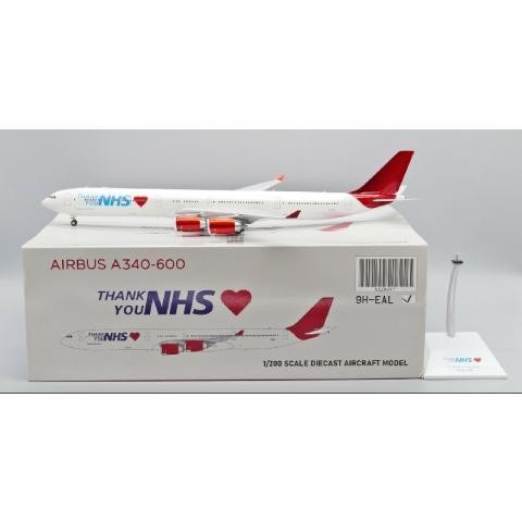 现货 JC Wings Maleth Aero A340-600 9H-EAL 1:200 XX20097 合金
