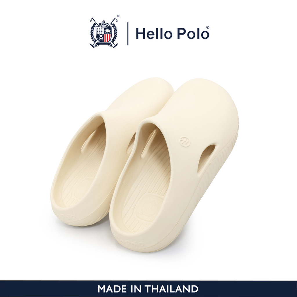 Hello Polo รุ่น HP8037 ผู้ชายและผู้หญิง แบบสวม รองเท้าสุขภาพ รองเท้านุ่ม  รองเท้