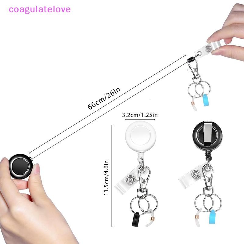 รักร่วมงาน พวงกุญแจหดดึงตรารีลสายคล้อง รหัส ชื่อบัตรป้ายผู้ถือรีลสปริงที่สําคัญแหวนเครื่องมือกลางแจ้ง [ร้อน] - รูปที่ 3