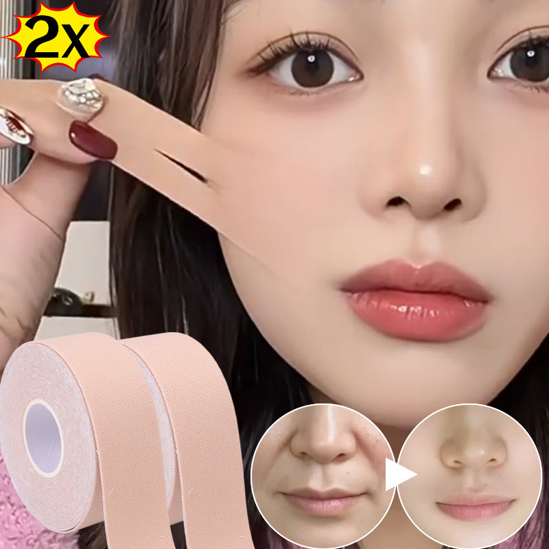 แพทช์คอนทัวร์ใบหน้ามืออาชีพ-ผ้าไม่ทอทางการแพทย์,การออกแบบที่ตัดตามขนาดสําหรับการลดเส้นมาริโอ้,กันเหงื่อและเป็นมิตรกับผิวหน
