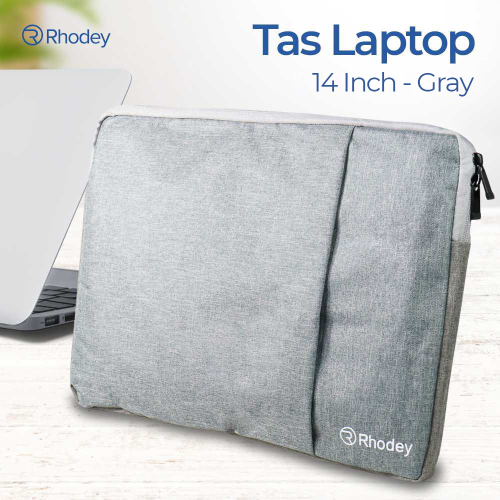 Rhodey Laptop Sleeve Bag Case 14 Inch - DA99 - สีเทา