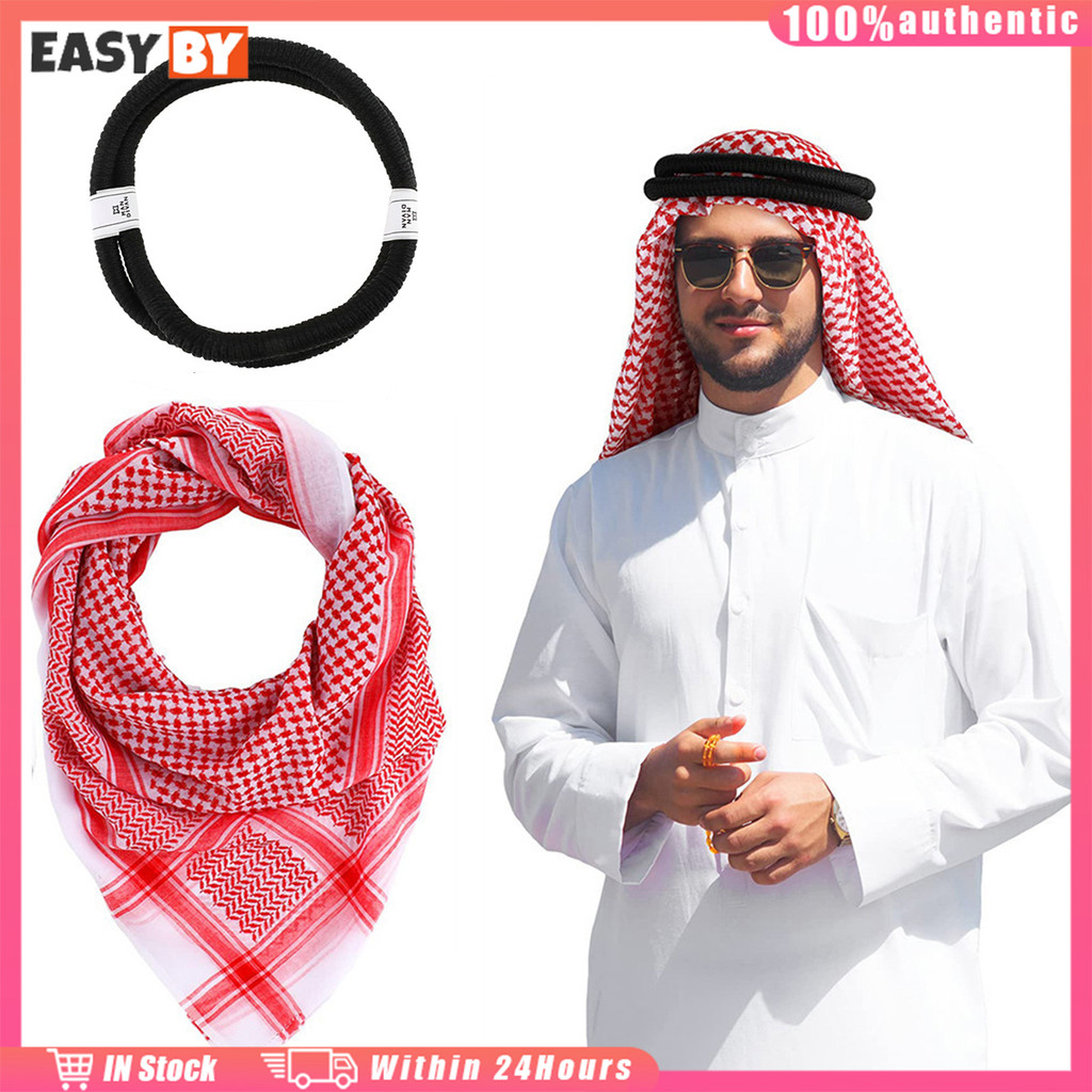 จัดส่งรวดเร็ว ผ้าสะระบั่น ชีมัค สไตล์อาหรับดูไบ 140CM สำหรับโพกพันบนศรีษะและคลุมไหล่ ที่คัดศรีษะ สะระบั่นอิสลาม