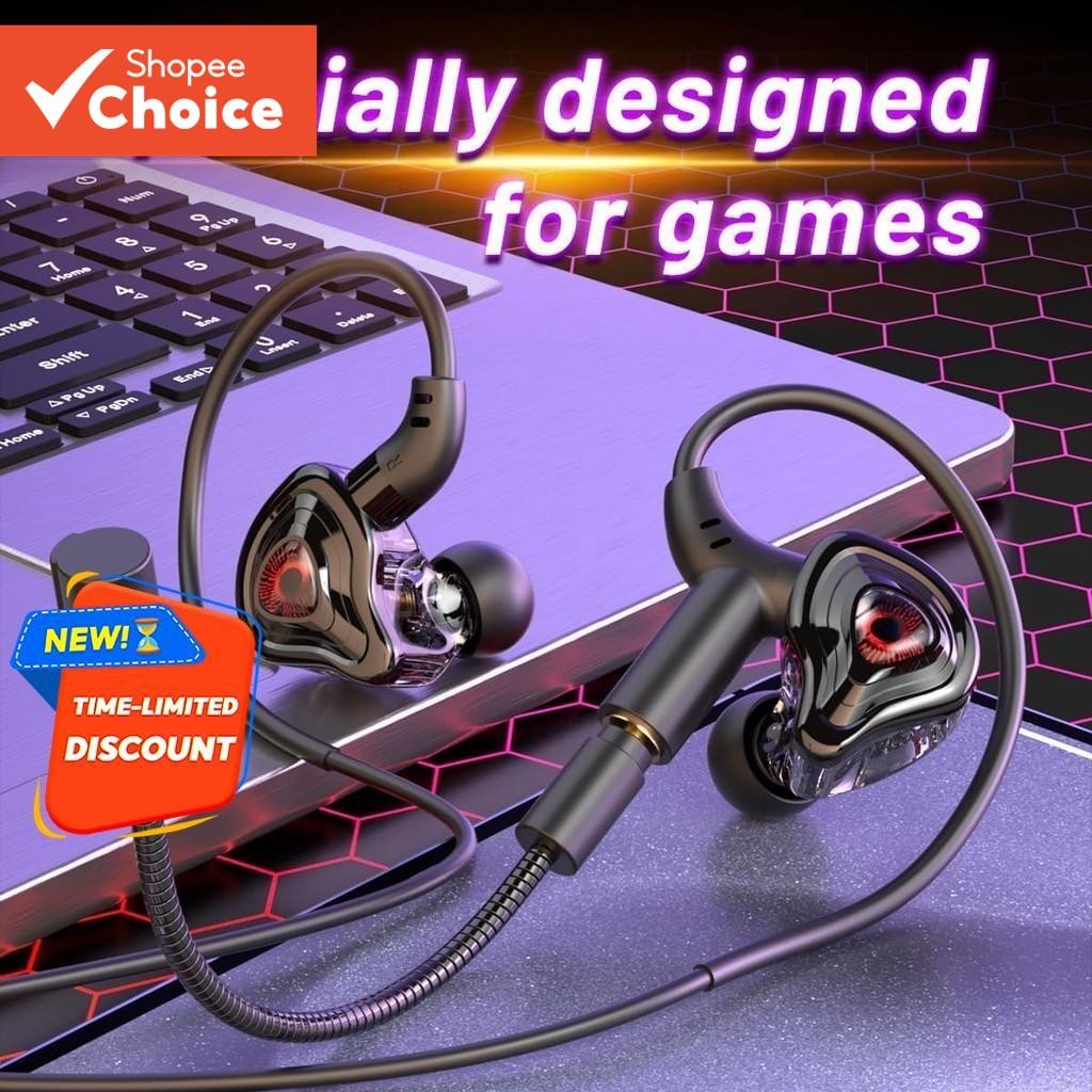 SPRISE G59 หูฟังหูฟังชนิดใส่ในหู 3.5 มม.Type-C Mic USB-C Noise-C Cancelling หูฟังแบบมีสาย