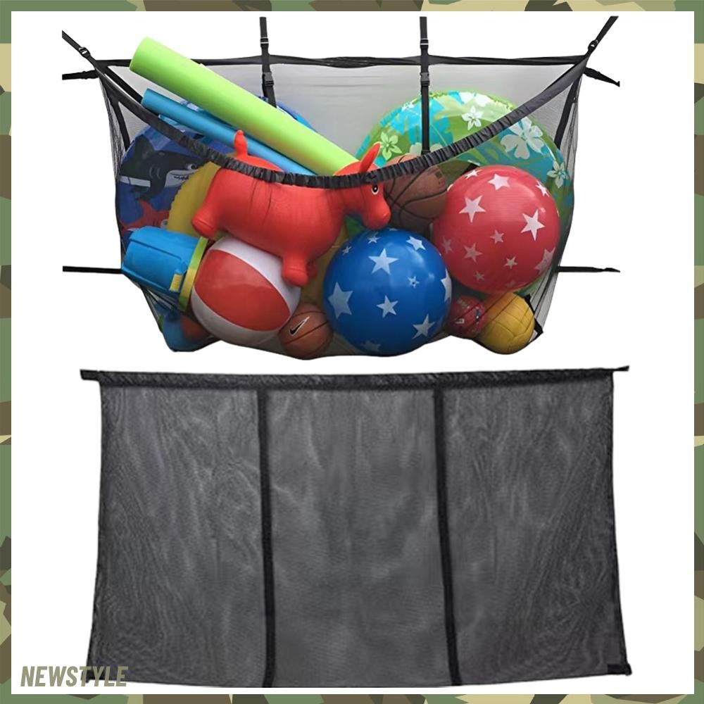 จัดส่งจากกรุงเทพ Heavy Duty Pool Storage Bag Adjustable Pool Float Organizer ความจุขนาดใหญ่ Pool Flo