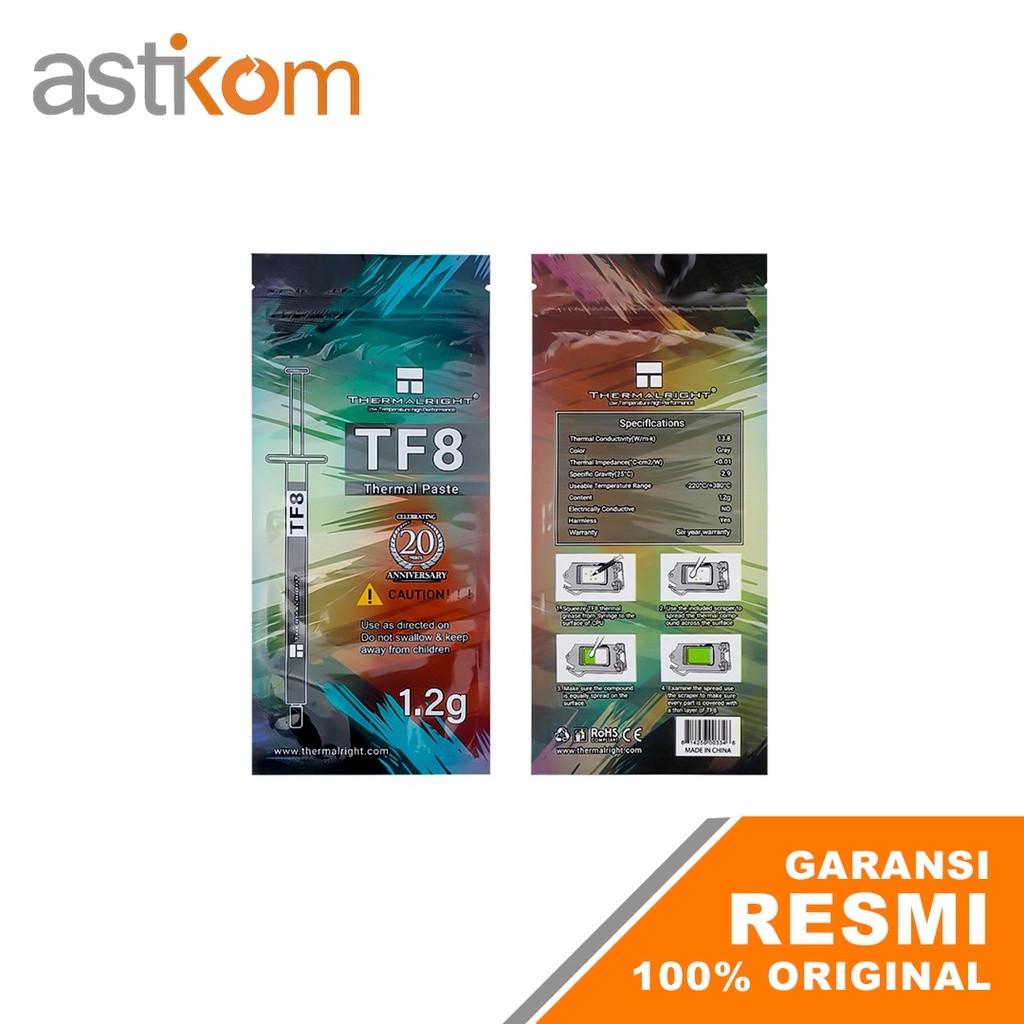 THERMALRIGHT TF8 เทอร์มอลพาส 1.2 กรัม