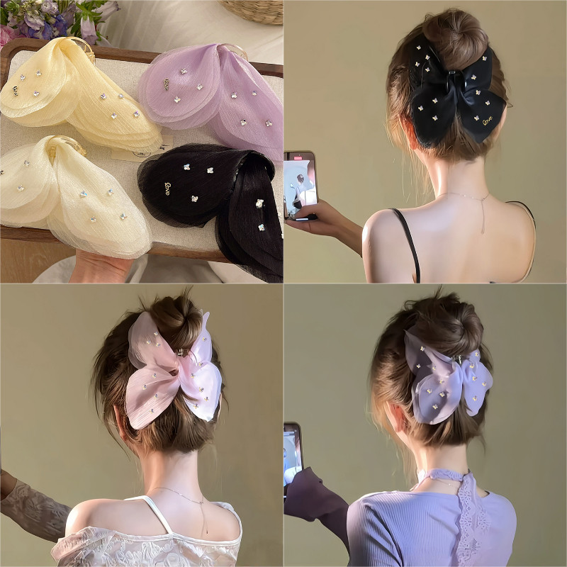 สวยงาม Fairy Shine ผีเสื้อ Hairpin Grips กิ๊บติดผม Headwear
