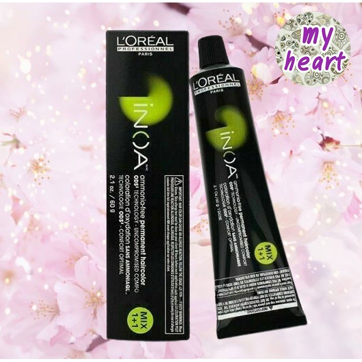 ไม่รวมไฮ LOREAL INOA 60 g ครีมเปลี่ยนสีผม ลอรีอัล ไอนัว ออแกนนิค