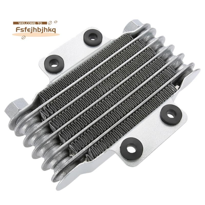 หม้อน้ำระบายความร้อนรถจักรยานยนต์ 85ML Universal Silver อลูมิเนียมสำหรับ 100CC-250CC Dirt Bike ATV