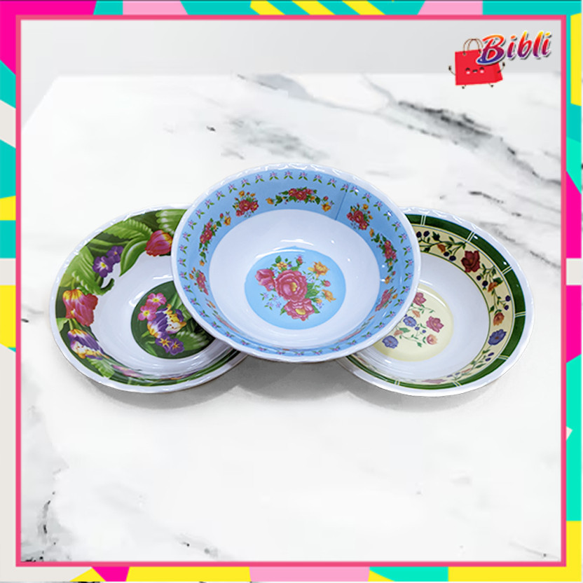 ชามเมลามีนเล็กลายดอกไม้ ชามซุปเล็ก ชามข้าว BB 3100