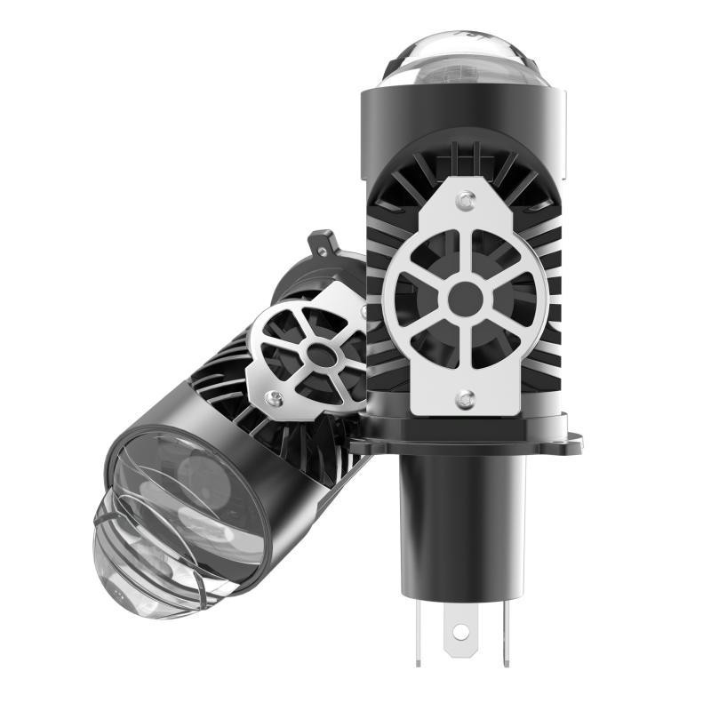 ใหม่ H4 LED โคมไฟไฟหน้า เลนส์ Fisheye Super Bright ใช้กับรถยนต์และรถจักรยานยนต์ Universal