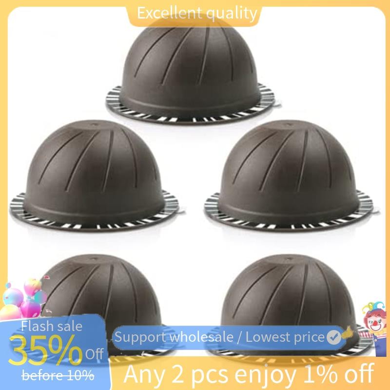 5PC นํากลับมาใช้ใหม่โดยใช้แคปซูลกาแฟสําหรับ Vertuo Vertuoline รีฟิล Pods