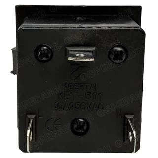 [ 1 ชิ้น ] AC-501 เต้ารับ AC Socket 10A 250VAC Universal เต้าเสียบแบบฝังติดหน้าตู้ AC Power Plug Socket AC Inlet Sock...