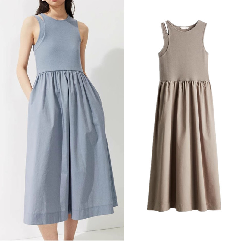 ZARA เดรสแขนกุดคอกลมทรงเข้ารูป 1287797