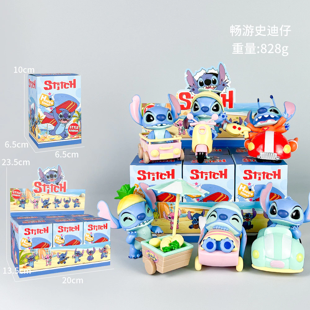 💥จัดส่งจากประเทศไทย💥6 ชิ้น/กล่อง Stitch Angel วันวาเลนไทน์อะนิเมะรูปคอสเพลย์แตงโมองุ่นตุ๊กตาของเล่นสําหรับของขวัญเด็กคอลเลกชันเครื่องประดับรถบ้านเค้กตกแต่ง Gacha thumbnail 7