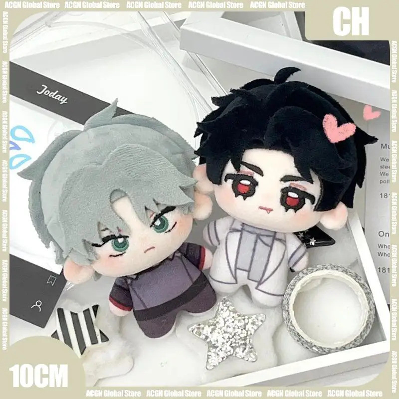 10cm Anime ALIEN STAGE Ivan Till Cartoon Plush Stuffed Toy Starfish Body Game Dolls Pendant Keychain