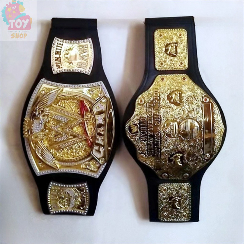 โมเดลเข็มขัดทองแชมป์ WWE นักมวยไฟฟ้า กลาดิเอเตอร์ ของเล่นเล่นบทบาท
