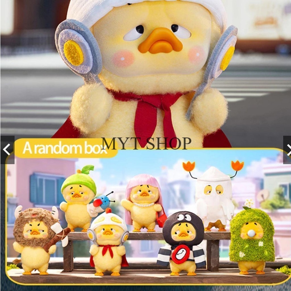 ตุ๊กตาUpset Duck V3 แบบจุ่มแบบBOX เป็ดหน้าบูด  สะสม สินค้าพร้อมส่งในไทย ของแท้100%